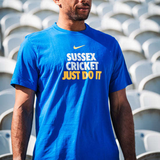 Load image into Gallery viewer, Sussex Cricket Just Do It Short Sleeve Cotton Tee
