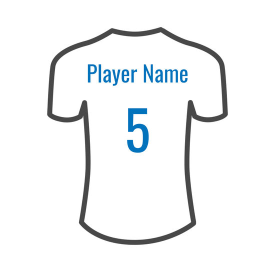 Player Name & Number Printing