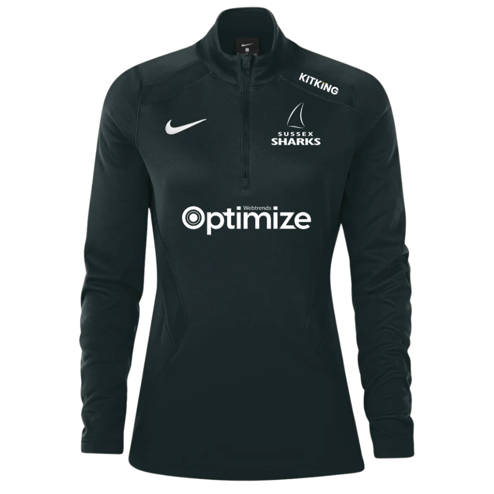 Sussex CCC Women's "SHARKS" 1/4 Zip Midlayer