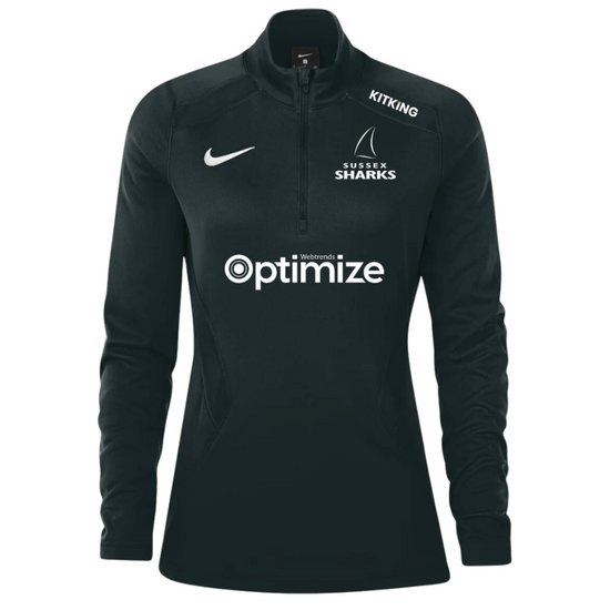 Sussex CCC Women's "SHARKS" 1/4 Zip Midlayer