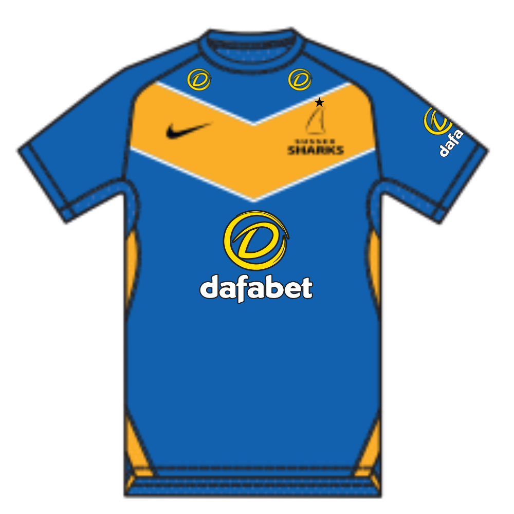 Sussex CCC Adult Replica 2025 Vitality T20 Blast Short Sleeve Shirt