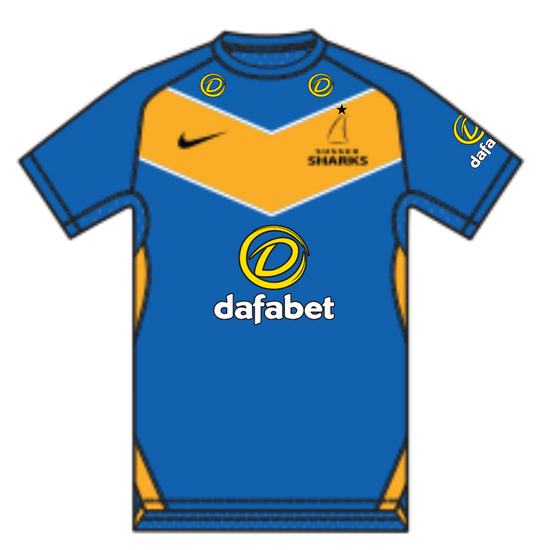 Sussex CCC Adult Replica 2025 Vitality T20 Blast Short Sleeve Shirt