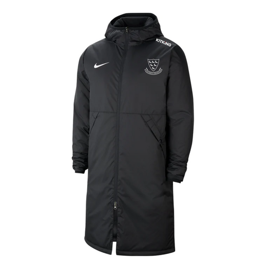 Sussex Team Winter Jacket in Black/White